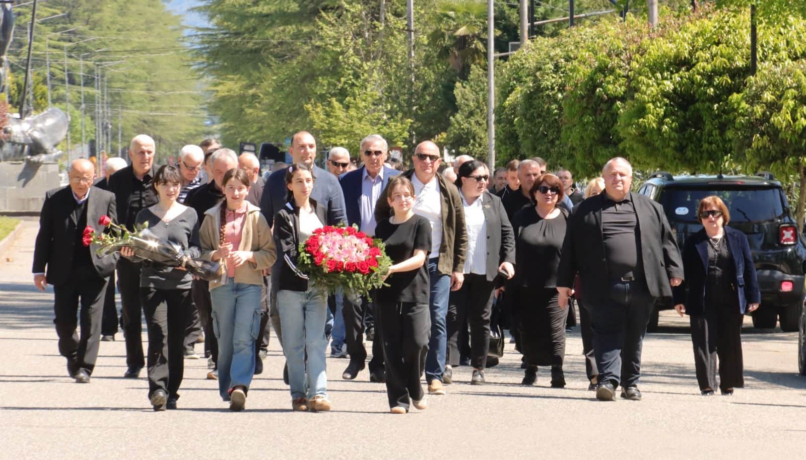 ჩხოროწყუში ფაშიზმზე გამარჯვების დღე აღინიშნა