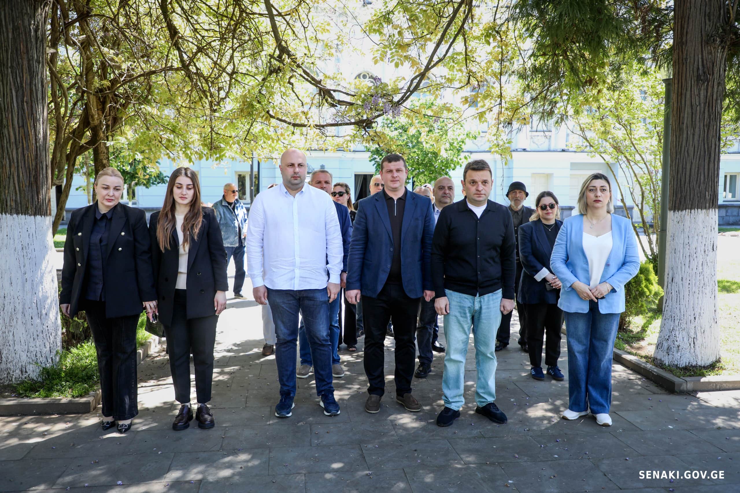სენაკში პატივი მიაგეს მეორე მსოფლიო ომში დაღუპულთა ხსოვნას