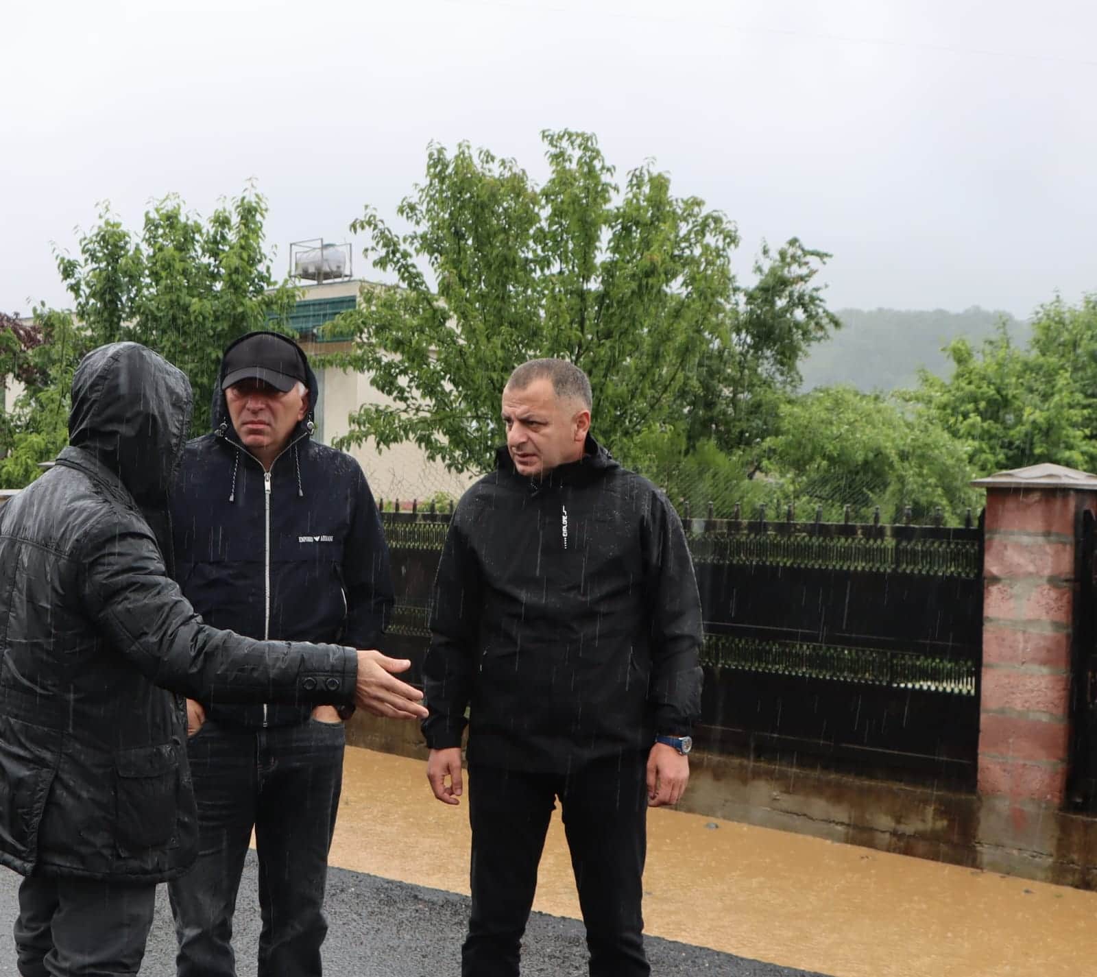 ძლიერმა წვიმამ წალენჯიხაში გარკვეული სახის პრობლემები შექმნა
