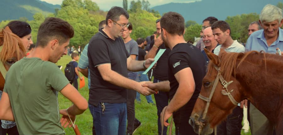 ჩხოროწყუში სახალხო დღესასწაული “ნაფიჩხოვობა” აღნიშნეს