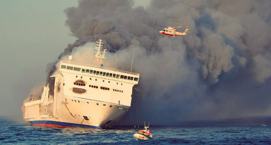 ბალტიის ზღვაში ლიეტუვას დროშის ქვეშ მცურავი ბორანი აფეთქდა