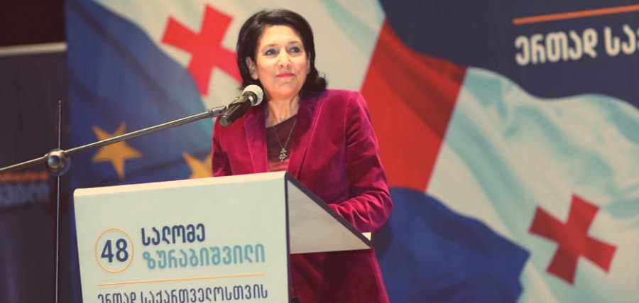 სამეგრელო-ზემო სვანეთის რეგიონში სალომე ზურაბიშვილი ლიდერობს