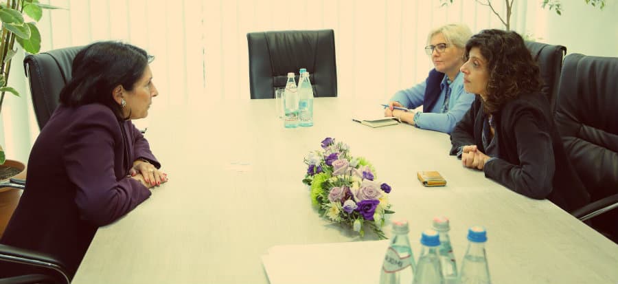 დღეს სალომე ზურაბიშვილი ნატოს სამეკავშირეო ოფისის ხელმძღვანელს, როზარია პულისის შეხვდა.