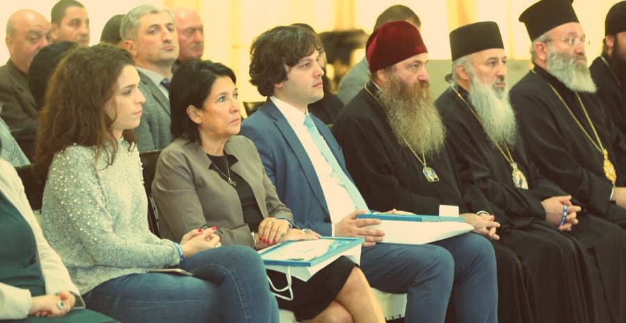 სალომე ზურაბიშვილი მთავარანგელოზ გაბრიელისა და პეტრე მოციქულის სახელობის ცენტრის – „პეგასის“ მშენებლობის პრეზენტაციას დაესწრო