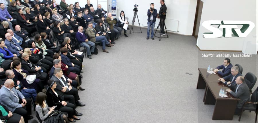 დავით სერგეენკო ზუგდიდში სამედიცინო სფეროს წარმომადგენლებს შეხვდა