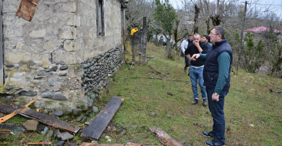 ჩხოროწყუში სტიქიის შედეგებს ითვლიან