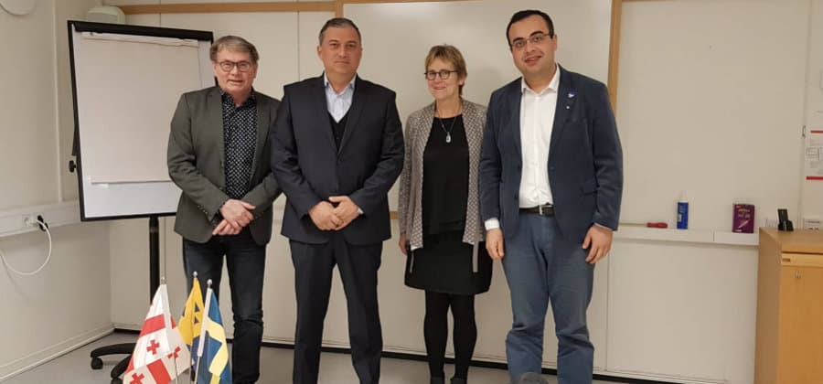 ფოთის ადგილობრივი ხელისუფლება შვედეთის სამეფოს სტუმრობს