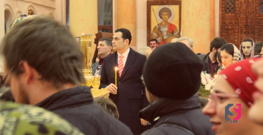 სამეგრელოს გუბერნატორი საშობაო ლიტურგიას ფოთის საკათედრო ტაძარში დაესწრო