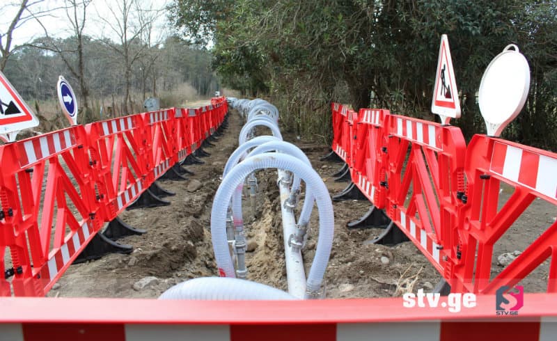 ფოთში საკანალიზაციო სისტემის სამშენებლო სამუშაოები აქტიურად მიმდინარეობს