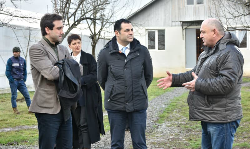 სოფელ რუხში მოცვის სანერგე მეურნეობა გაიხსნა