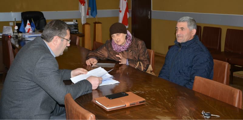 ჩხოროწყუს მუნიციპალიტეტის მერთან მოქალაქეთა მორიგი მიღება გაიმართა