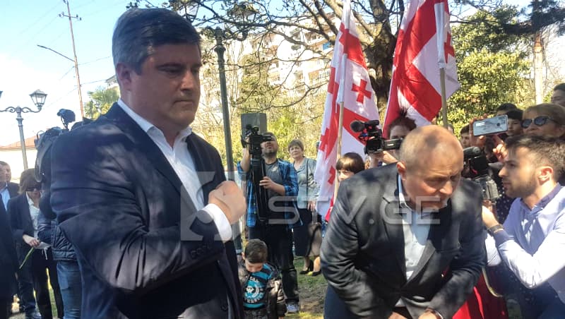 ზუგდიდში, 9 აპრილს დაღუპულთა ხსოვნას პატივი მიაგეს