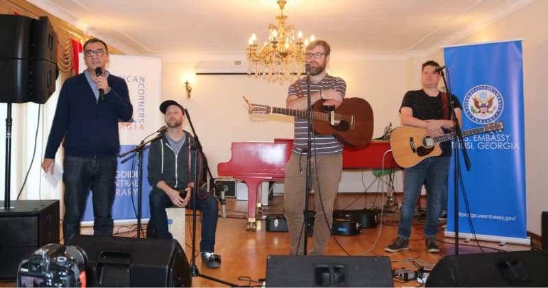 ტონი მემელის ბენდმა ზუგდიდში კონცერტი გამართა