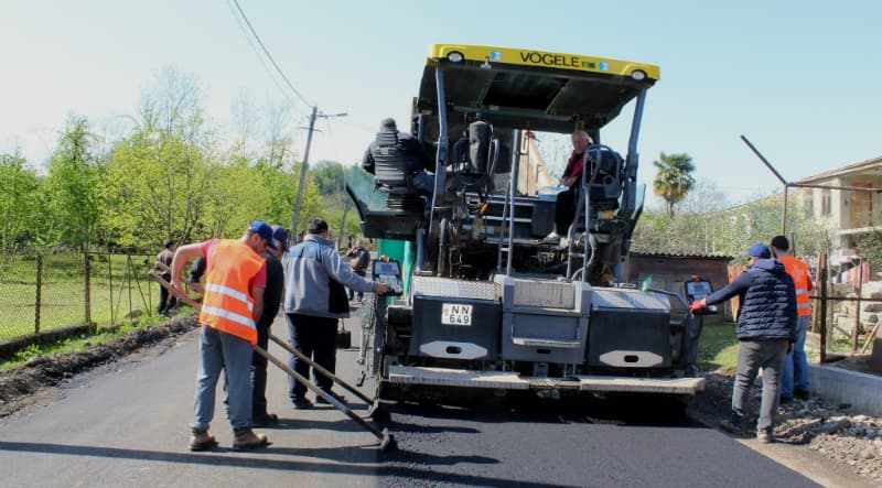 საჩინოს გზის რეაბილიტაცია ინტენსიურად მიმდინარეობს