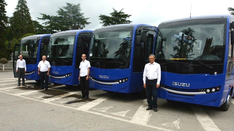 ხვალიდან მგზავრები: ზუგდიდი – ცაცხვი, ზუგდიდი – ინგირის მიმართულებით ახალი ავტობუსებით იმგზავრებენ