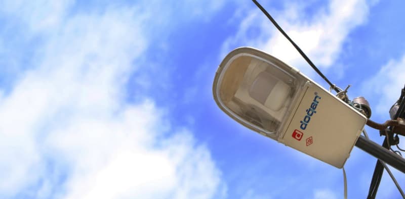 გარეგანათება, გამწვანება და სანიაღვრე არხების მოწესრიგების სამუშაოები სენაკში