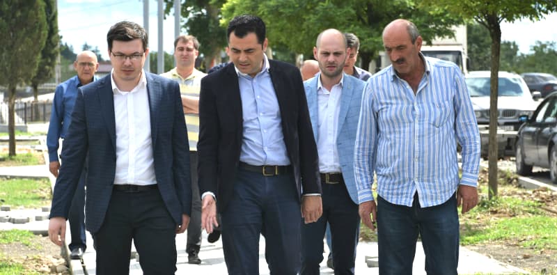 სახელმწიფო რწმუნებული ზუგდიდში მიმდინარე ინფრასქტუქტურულ პროექტებს გაეცნო