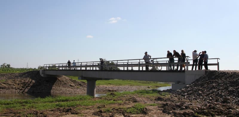 ზუგდიდის მუნიციპალიტეტში ოქტომბრის ადმინისტრაციულ ერთეულში ხიდი გაიხსნა