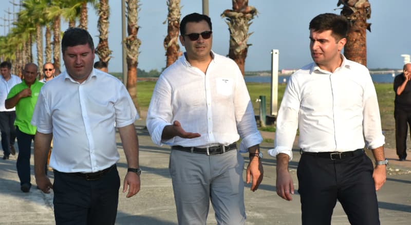 სამეგრელოს გუბერნატორი ზუგდიდში ინფრასტრუქტურული პროექტების მიმდინარეობას გაეცნო