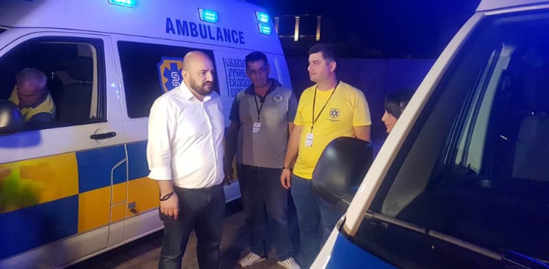 ანაკლიაში ელექტრონული მუსიკის ფესტივალის დასრულებამდე სამედიცინო დახმარების 2 პუნქტი განთავსდა