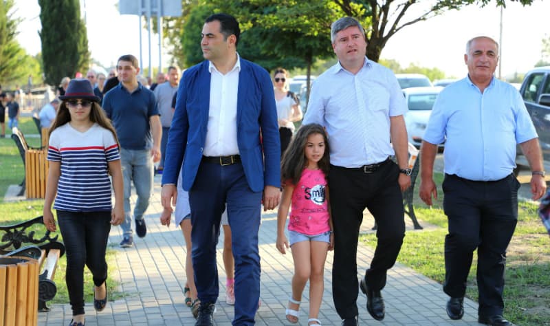 ზუგდიდში ვეტერანთა ხეივანი გაიხსნა