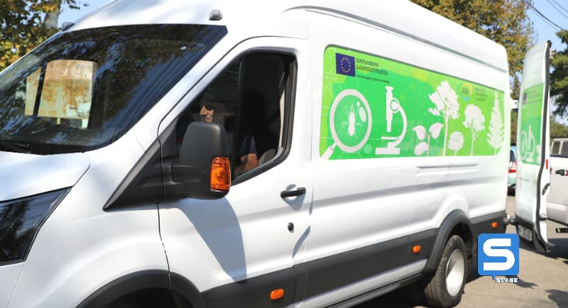 ზუგდიდის სოფლებში მანქანა-ლაბორატორიები გამოჩნდნენ