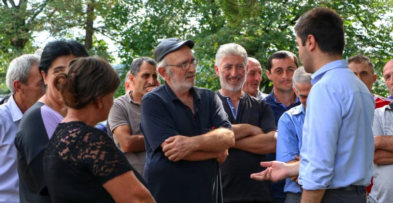 პროექტ „ღია შეხვედრების“ ფარგლებში სამეგრელოში ხელისუფლება მოსახლეობას ხვდება