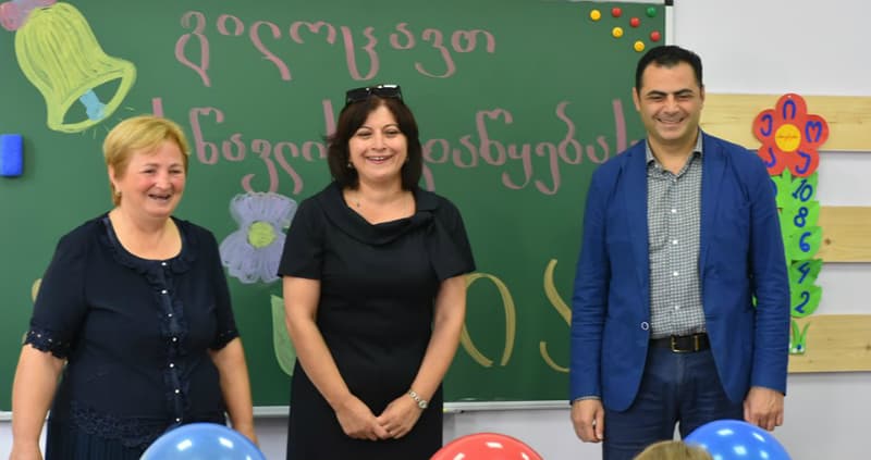 სამეგრელო-ზემო სვანეთის სახელმწიფო რწმუნებულმა დარჩელის სკოლა გახსნა