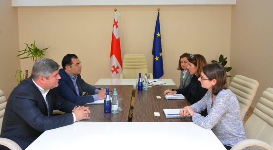სამეგრელოს გუბერნატორი და ზუგდიდის მერი EBRD-ის რეგიონალურ დირექტორს შეხვდნენ