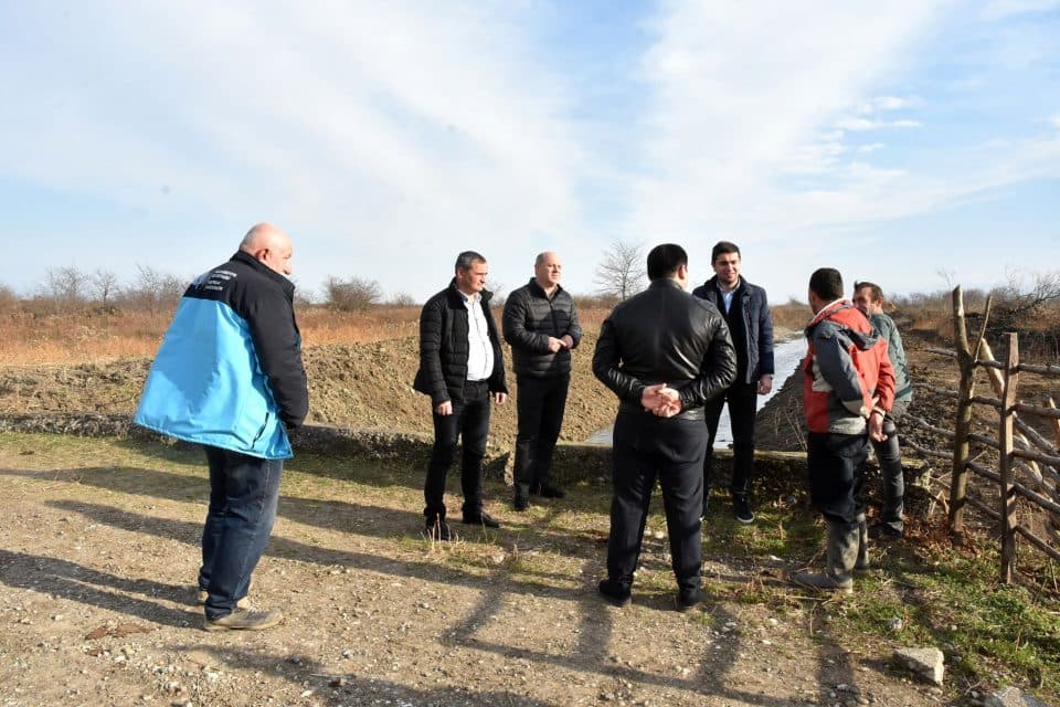 სოფელ ტყირში დამშრობი სისტემის რეაბილიტაცია მიმდინარეობს