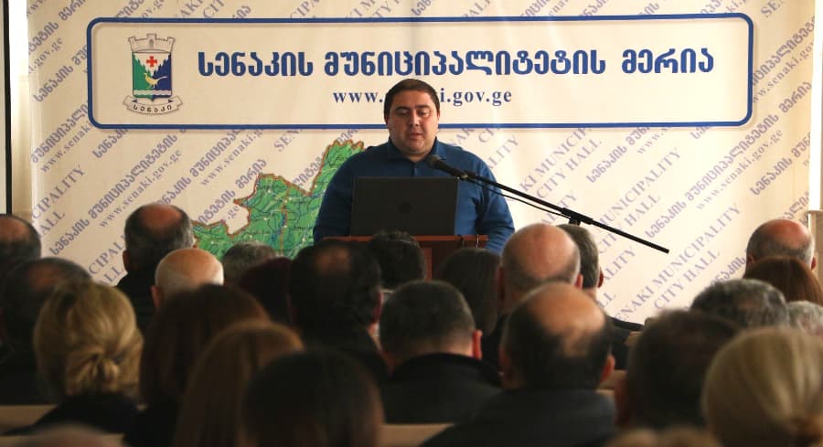 სენაკის მუნიციპალიტეტის მერის 2019 წლის ანგარიშის პრეზენტაცია გაიმართა