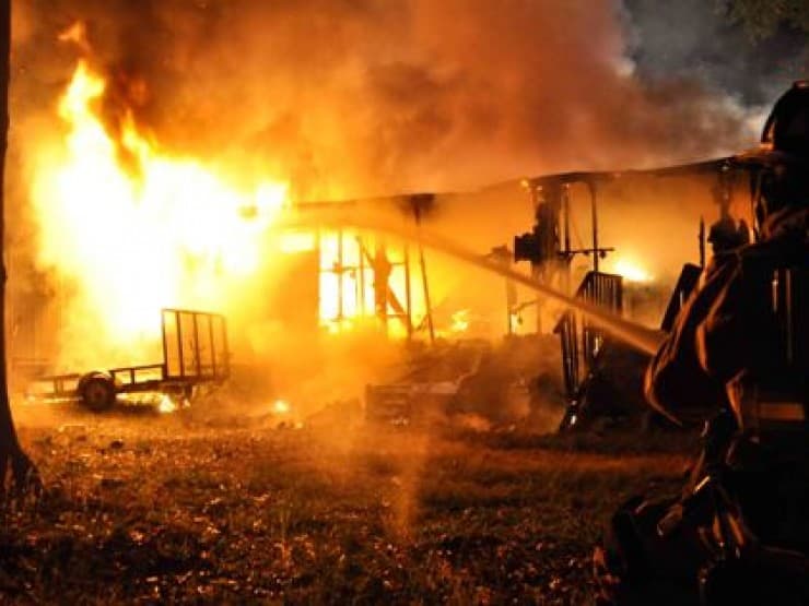 ერგეტის ადმინისტრაციულ ერთეულში არსებული საბავშვო ბაღი იწვის