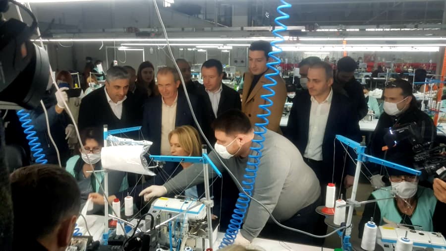 საქართველოში პირბადეები ათამდე საწარმოში იკერება