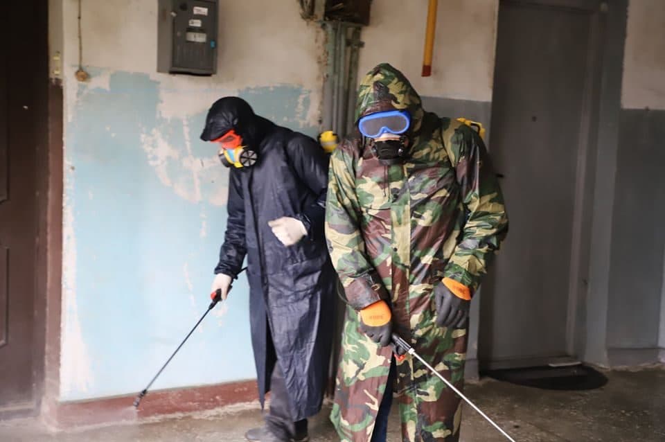 ზუგდიდის მუნიციპალიტეტში, სადეზინფექციო სამუშაოები აქტიურად მიმდინარეობს