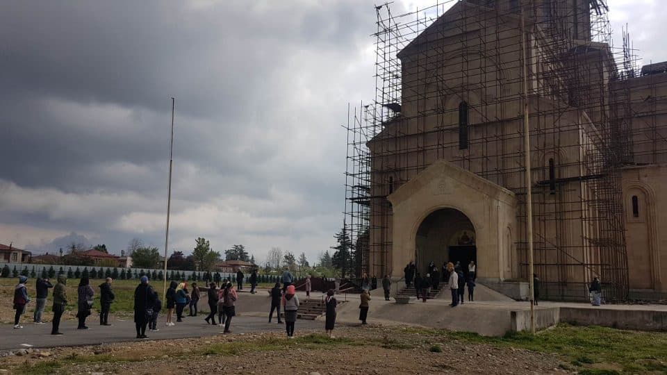 ბზობის დღესასწაული ზუგდიდში