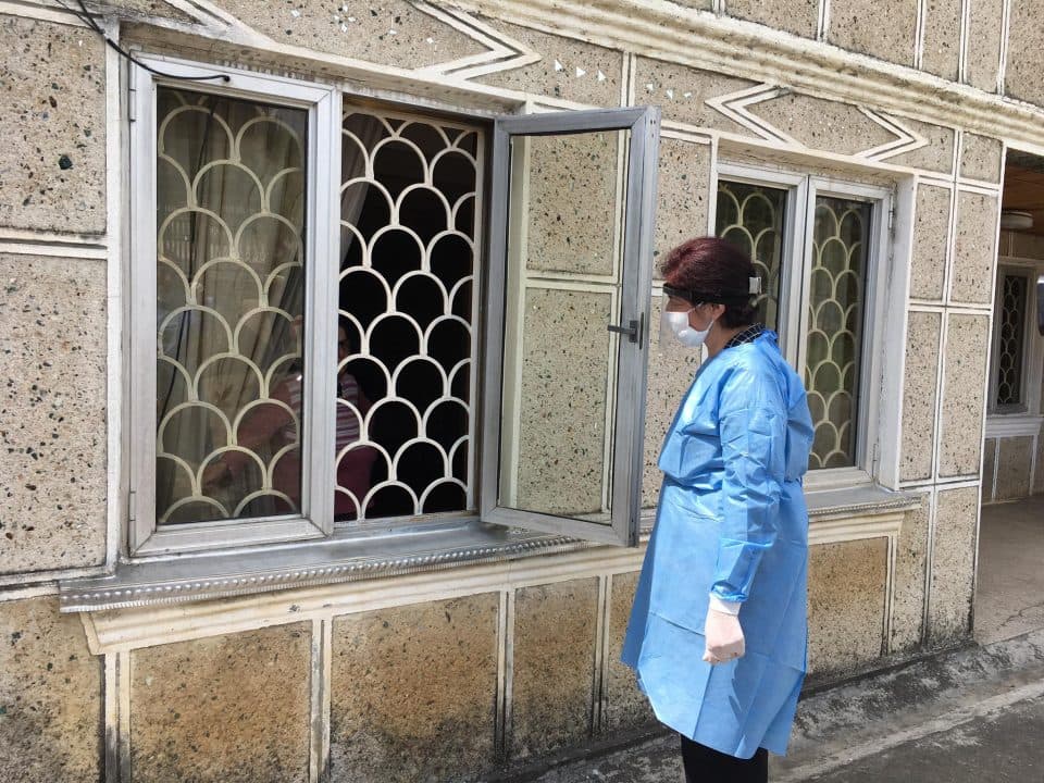 ზუგდიდში, წერეთლის ქუჩაზე ამ წუთებში მოსახლეობის თერმოსკრინინგი მიმდინარეობს