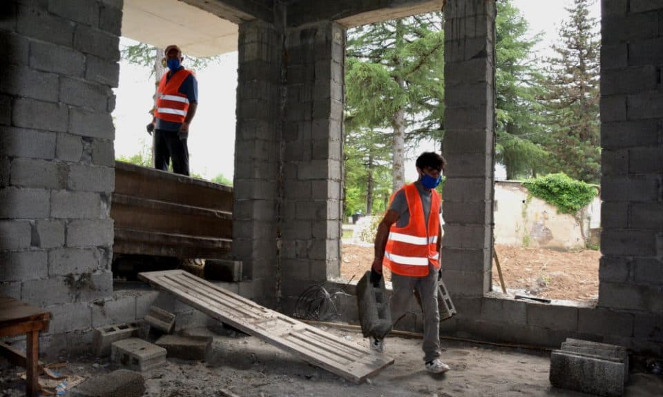 ჩხოროწყუში სასწრაფო სამედიცინო დახმარების ცენტრის მშენებლობა განახლდა