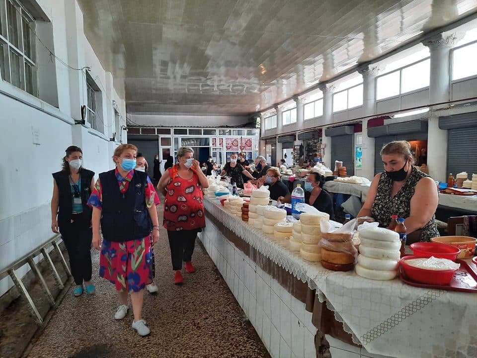 ზუგდიდის ბაზარში კორონავირუსთან დაკავშირებით ზომები გამკაცრებულია