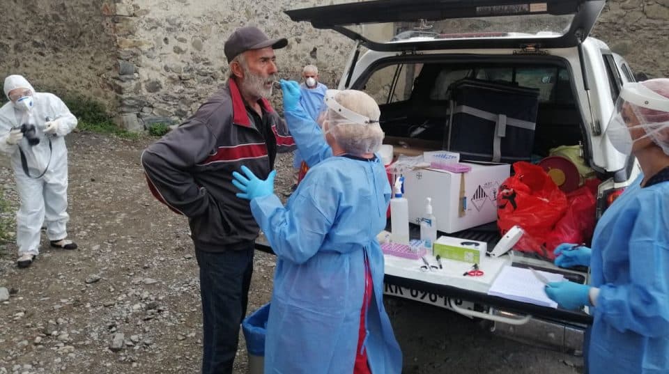 მესტიაში მასობრივი თერმოსკრინინგი დაიწყო