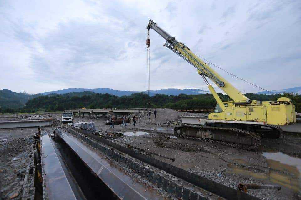 მდინარე ენგურზე შიდა სახელმწიფოებრივი მნიშვნელობის ახალი ხიდი შენდება