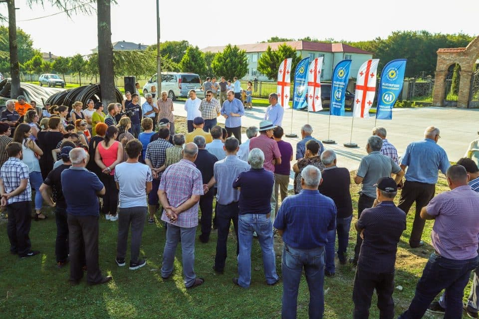 ირაკლი ჩიქოვანი ჭკადუაშის მოსახლეობას შეხვდა