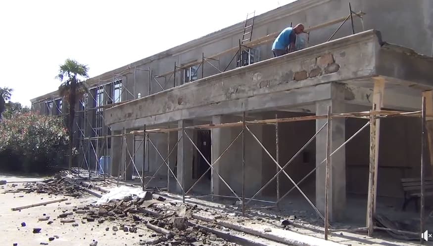 ქალაქ ჯვარის კულტურის სახლის სრული რეაბილიტაცია მიმდინარეობს