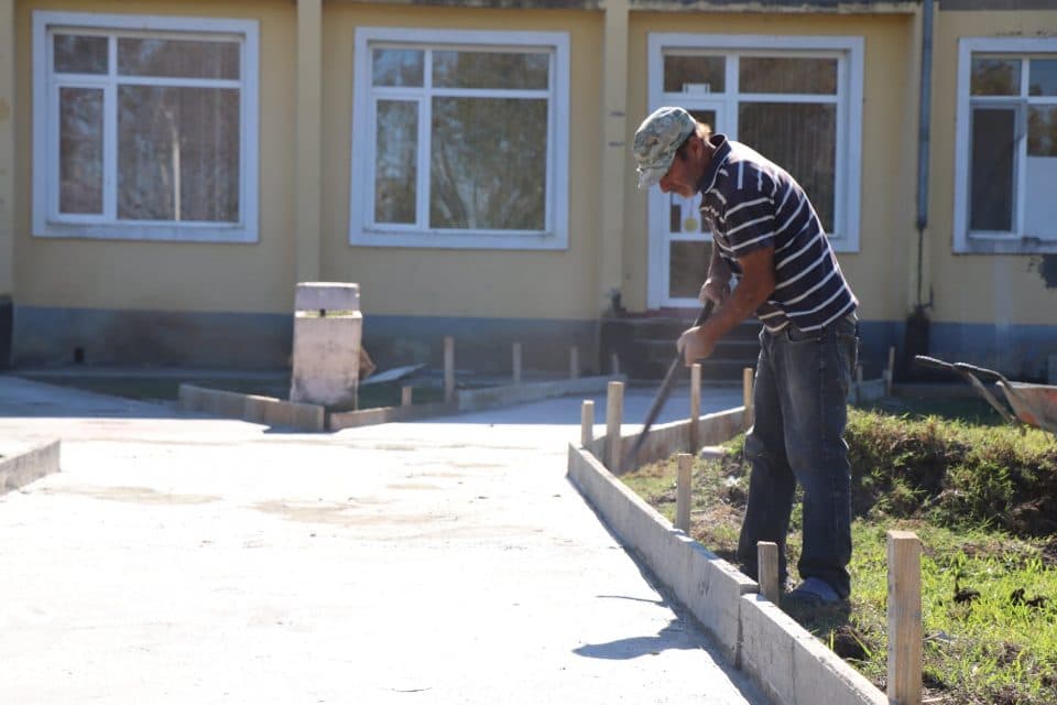 სოფელ თორსის ბაღის ეზოს კეთილმოწყობა