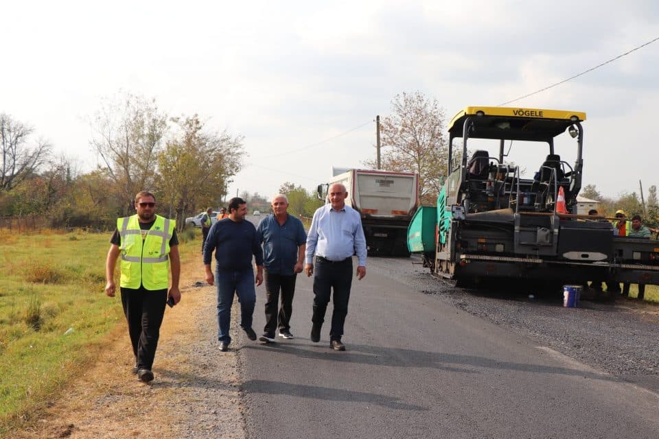 ხობში გზის რეაბილიტაცია მიმდინარეობს