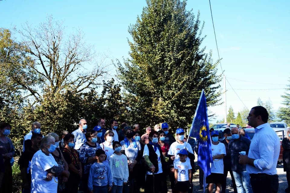 ალექსანდრე მოწერელიამ წალენჯიხის მოსახლეობას საარჩევნო პროგრამა გააცნო