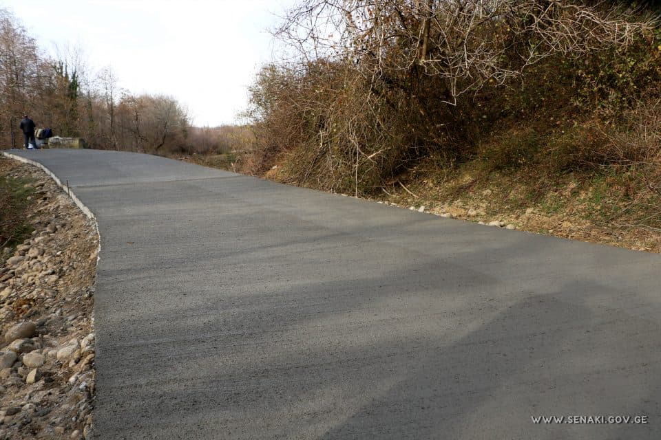 საგზაო ინფრასტრუქტურის განახლების პროცესი სენაკში