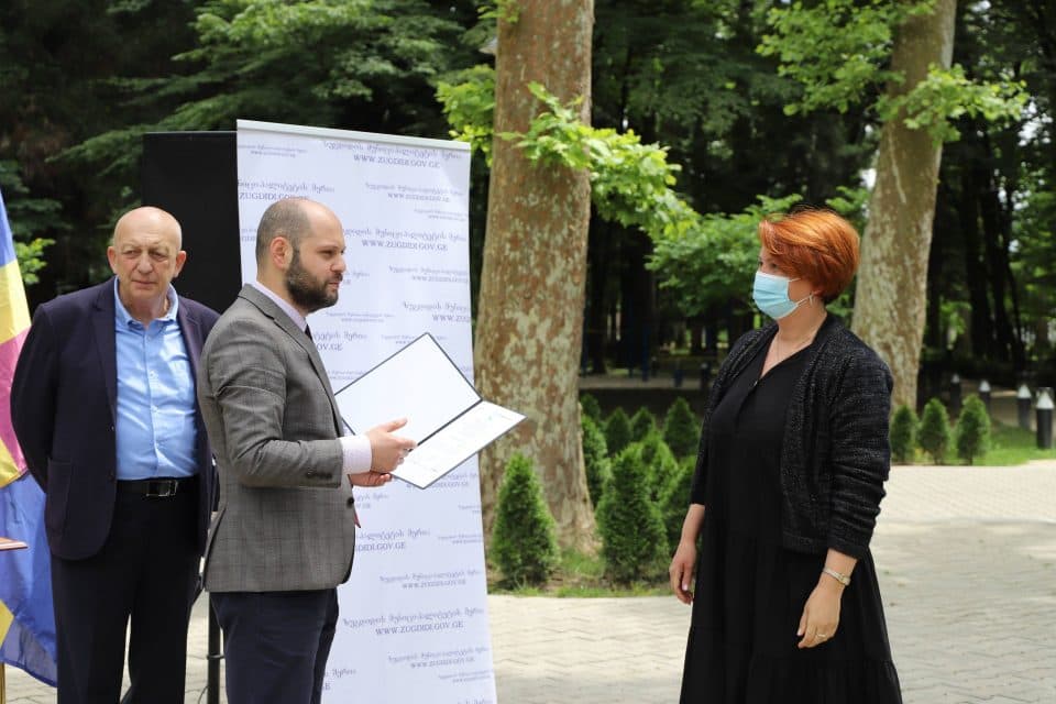 ზუგდიდის მერიის ორგანიზებით, „სუფთა რეგიონი 2020“ ნომინაციაში გამარჯვებულთა დაჯილდოება გაიმართა