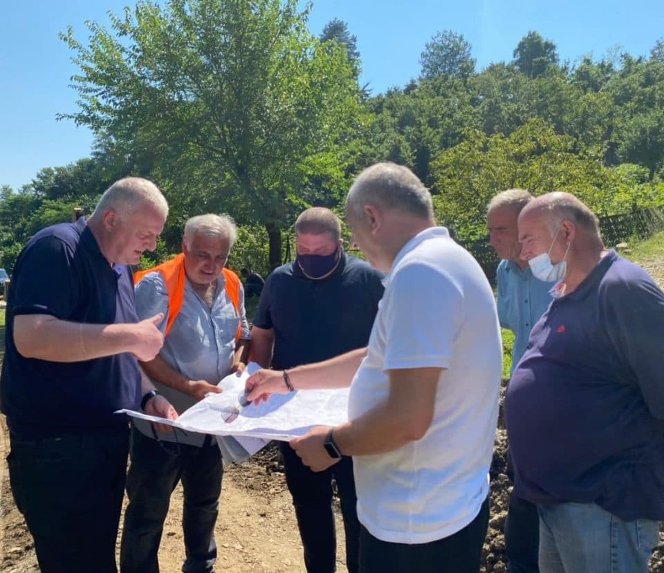 წალენჯიხის მუნიციპალიტეტში გაზიფიცირების სამუშაოებს სახელმწიფო რწმუნებული გაეცნო