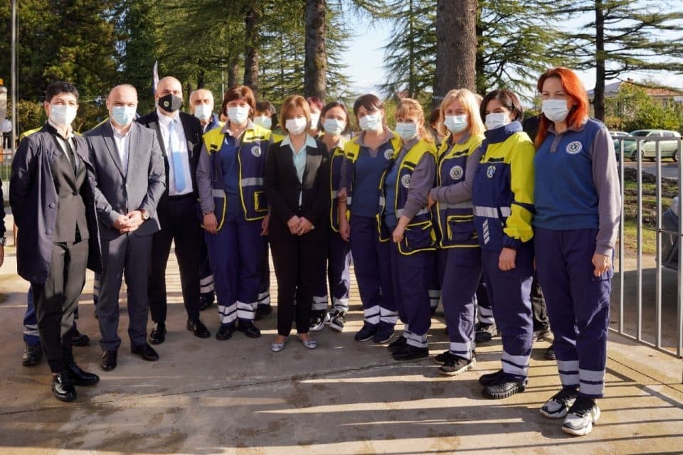 ჩხოროწყუში ახალი საგანგებო სიტუაციების კოორდინაციისა და გადაუდებელი დახმარების ცენტრის შენობა გაიხსნა