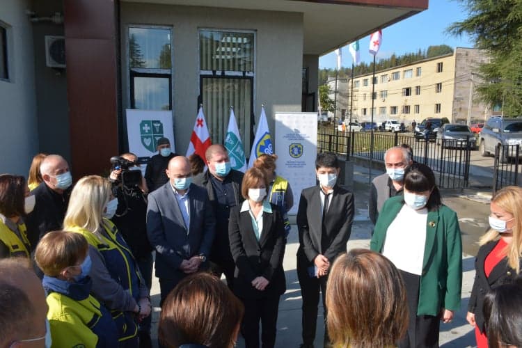 წალენჯიხაში საგანგებო სიტუაციების კოორდინაციისა და გადაუდებელი დახმარების ცენტრი გაიხსნა